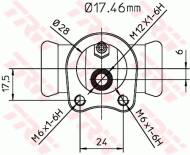 BWC112 TRW - Cylinderek ham. /TRW/ 