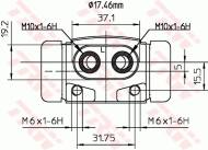 BWC245 TRW - Cylinderek ham. /TRW/ 