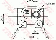 BWF130 TRW - Cylinderek ham. /TRW/ 