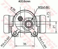 BWF154 TRW - Cylinderek ham. /TRW/ 