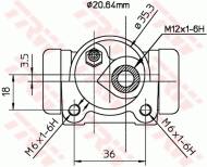 BWF169 TRW - Cylinderek ham.RENAULT CLIO I 1990 - 1998, SUPER 5 1984 - 1996,