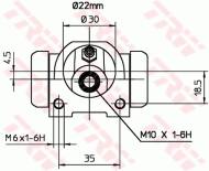 BWF253 TRW - Cylinderek ham. /TRW/ 