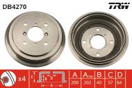 DB4270 TRW - Bęben ham.SUZUKI SWIFT II 1.6 90- /200x40//TRW/ BEZ SZPILEK