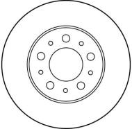 DF1689 TRW - Tarcza ham.VOLVO 740 2.0-2.4D -92 przód /sys.GIRLING//TRW/
