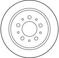 DF1695 TRW - Tarcza ham.VOLVO 740-760 87-93 tył /TRW/