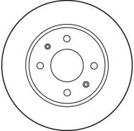 DF1950 TRW - Tarcza ham.NISSAN SUNNY B12,N13 przód-90/240x12/ CHERRY N13 -91/TRW/