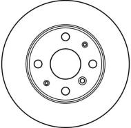 DF2635 TRW - Tarcza ham.DAIHATSU CHARADE 1.0-1.3 /TRW/