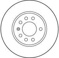 DF2681 TRW - Tarcza ham.OPEL CALIBRA 2.5 V6 93- przódwent./284x24/ 2.0 4X4 Turbo/TRW/