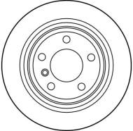 DF2768 TRW - Tarcza ham.BMW E39 520id,523i, tył   95-/298x10//TRW/