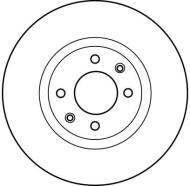 DF4183 TRW - Tarcza ham.PEUGEOT 307 1.6-2.0HDI 02- /TRW/