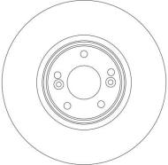 DF4260S TRW - Tarcza ham.RENAULT ESPACE IV 1.9DCI-2.2DCI 02- przód /308x28//TRW/