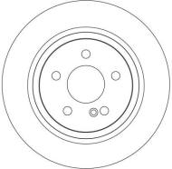 DF4263 TRW - Tarcza ham.DB W211 E-CLASA 2002- TYł /300x10/ /TRW/