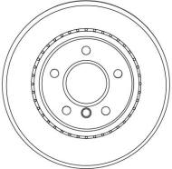 DF4450 TRW - Tarcza ham.BMW E87,E90 2.0d 05- /TRW/ 