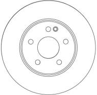 DF4454 TRW - Tarcza ham.DB A,B KLASA 06- /288X25/ /TRW/