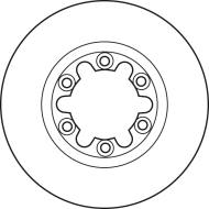 DF4898 TRW - Tarcza ham.MAZDA B-SERIE 2.5D 99- przód /256x24/