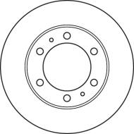 DF4917 TRW - Tarcza ham.TOYOTA FORTUNER 2004 -, HI LUX III 2005 -,