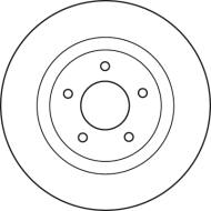 DF4964 TRW - Tarcza ham.NISSAN X-TRAIL 2.0,2.5 07- QASHQAI 07- przód /296x26/