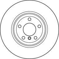 DF6070S TRW - Tarcza ham.BMW X5 2007 -, X6 2008 -, 