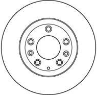 DF6115 TRW - Tarcza ham.MAZDA MX-5 III 1.8-2.0 przód  /TRW/