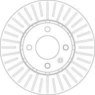 DF6252 TRW - Tarcza ham./prz/ SEAT Mii 11-