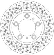DF6298S TRW - Tarcza ham.PORSCHE BOXSTER 04-, CAYMAN 06- /TYŁ/