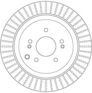DF6330 TRW - Tarcza ham./tył/ HYUNDAI ix55 08-