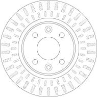 DF6534 TRW - Tarcza ham.RENUALT CLIO IV 12- PRZÓD 