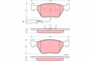 GDB1192 TRW - Klocki ham.FORD MONDEO /TRW/