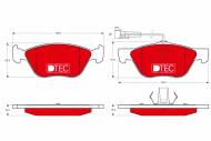 GDB1212DTE TRW - Klocki ham./prz/ ALFA ROMEO GTV 1995-05