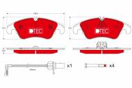 GDB1768DTE TRW - Klocki ham./prz/ AUDI A4 07-