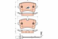 GDB1902 TRW - Klocki ham.AUDI A6 2.0TFSI-3.0TFSI 11-> tył /TRW/