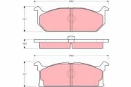 GDB382 TRW - Klocki ham.SUZUKI 84-88 przód /TRW/