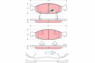 GDB4120 TRW - Klocki ham.JEEP CHEROKEE II 2.5i-4.0 98-przód /TRW/
