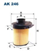 AK246 FILTR - FILTR POWIETRZA O, ZX, PEUGEOT 106,