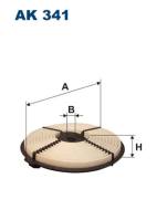 AK341 FILTR - FILTR POWIETRZA 