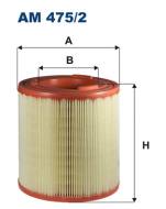 AM475/2 FILTR - FILTR POWIETRZA RVI) MAXITY, NISSAN