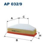 AP032/9 FILTR - FILTR POWIETRZA 3 (E90/E91/E92/E93)