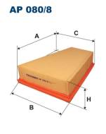 AP080/8 FILTR - FILTR POWIETRZA WYS.57MM O I, XSARA, PEUGEOT