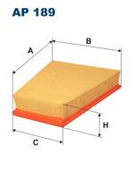 AP189 FILTR - FILTR POWIETRZA SKODA FABIA, FABIA I