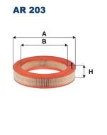 AR203 FILTR - FILTR POWIETRZA 1.0-1.3L X/ASTRA VAN, OPEL AS