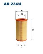 AR234/4 FILTR - FILTR POWIETRZA T-JET,M-JET I (NEW BRAVO)