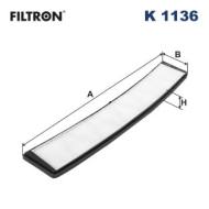 K1136 FILTR - FILTR KABINOWY E46 