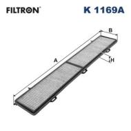 K1169A FILTR - FILTR KABINOWY BMW 8), 3 (E90/E91/E92/E