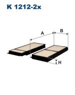 K1212-2X FILTR - FILTR KABINOWY 