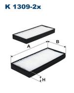 K1309-2X FILTR - FILTR KABINOWY 