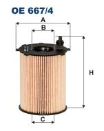 OE667/4 FILTR - FILTR OLEJU 