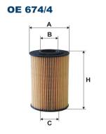 OE674/4 FILTR - FILTR OLEJU FE II, SONATA, TUCS