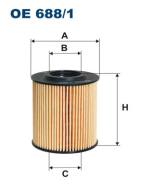 OE688/1 FILTR - FILTR OLEJU DI