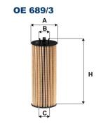 OE689/3 FILTR - FILTR OLEJU 