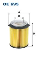 OE695 FILTR - FILTR OLEJU C (W204/S204), C (W